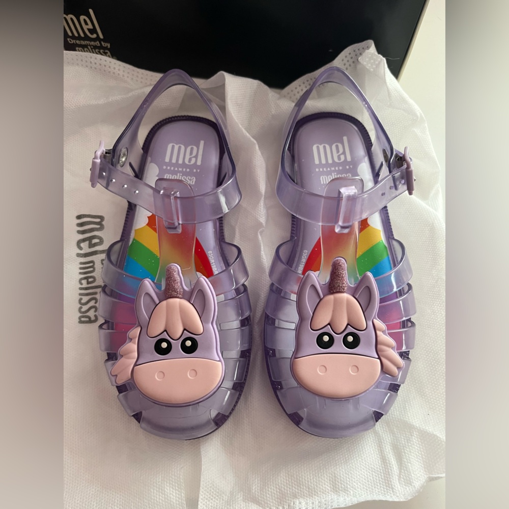 Mel Dreamed by Melissa Brand new Unicorn Jelly Sandals